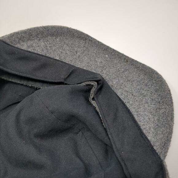 David And Young Cadet Army Cap Gray One Size Stretchable Outdoor Blank - Picture 8 of 9